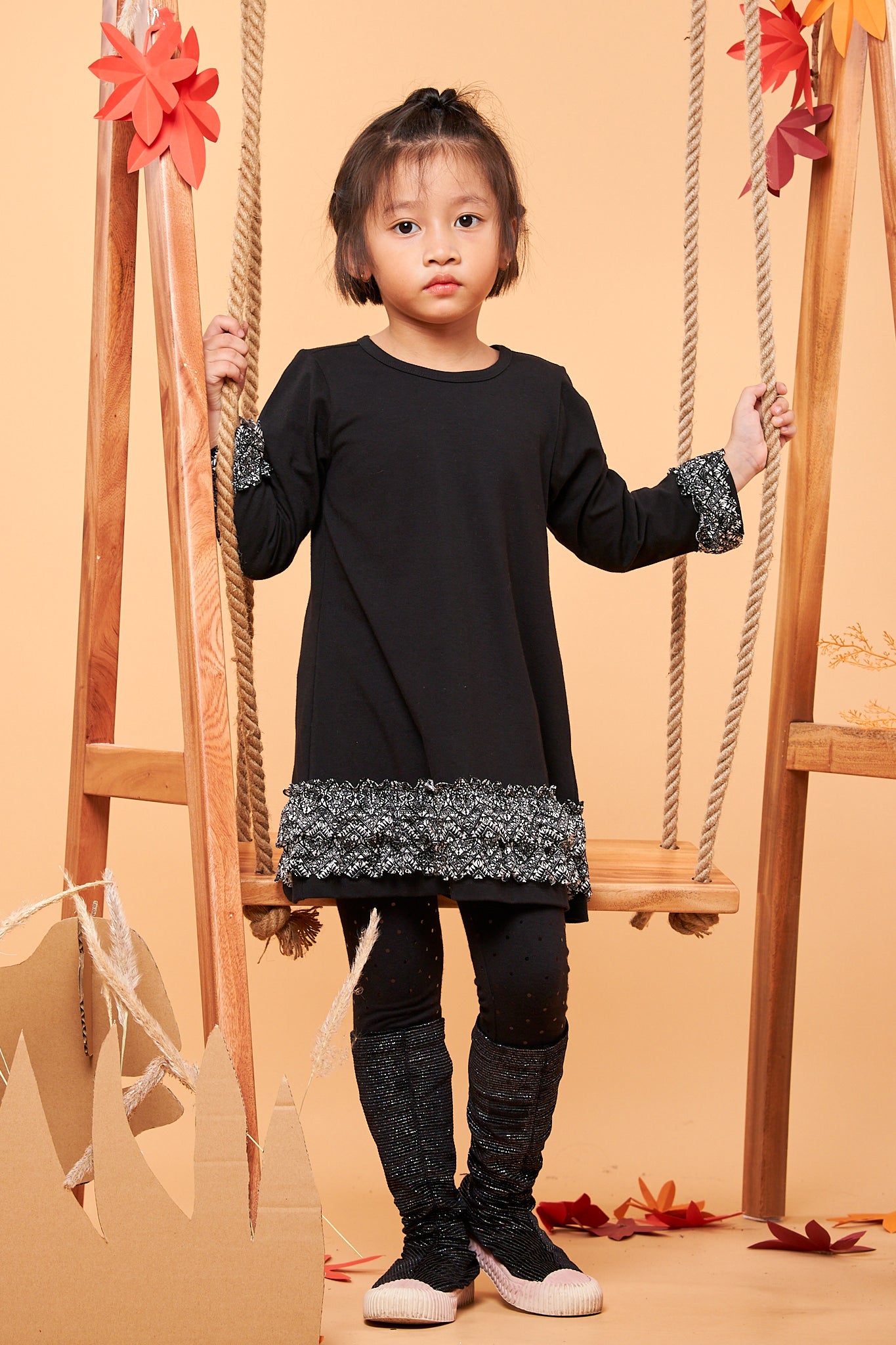 Kids Lace Shift Dress