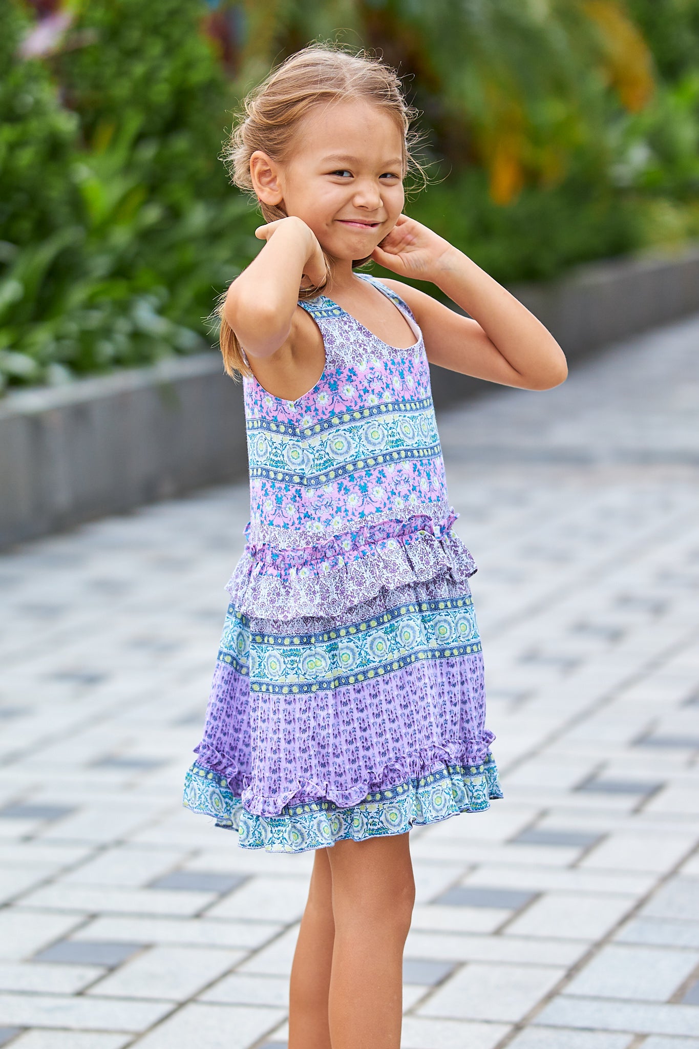 Kids Ruffle Swing Dress