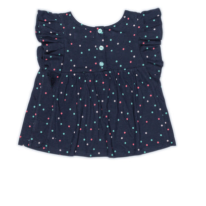 Kids Flutter Sleeves Crop Top