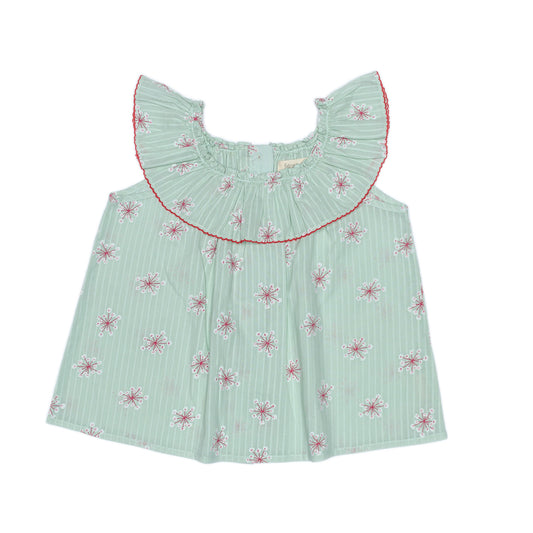 Kids Ruffle Collar Top