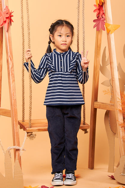 Kids Placket Collar Top