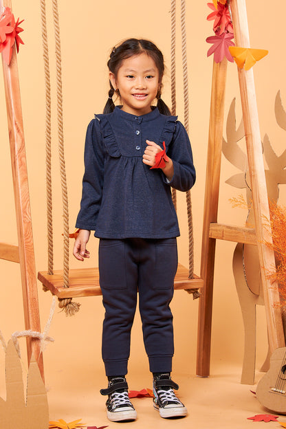 Kids Placket Collar Top