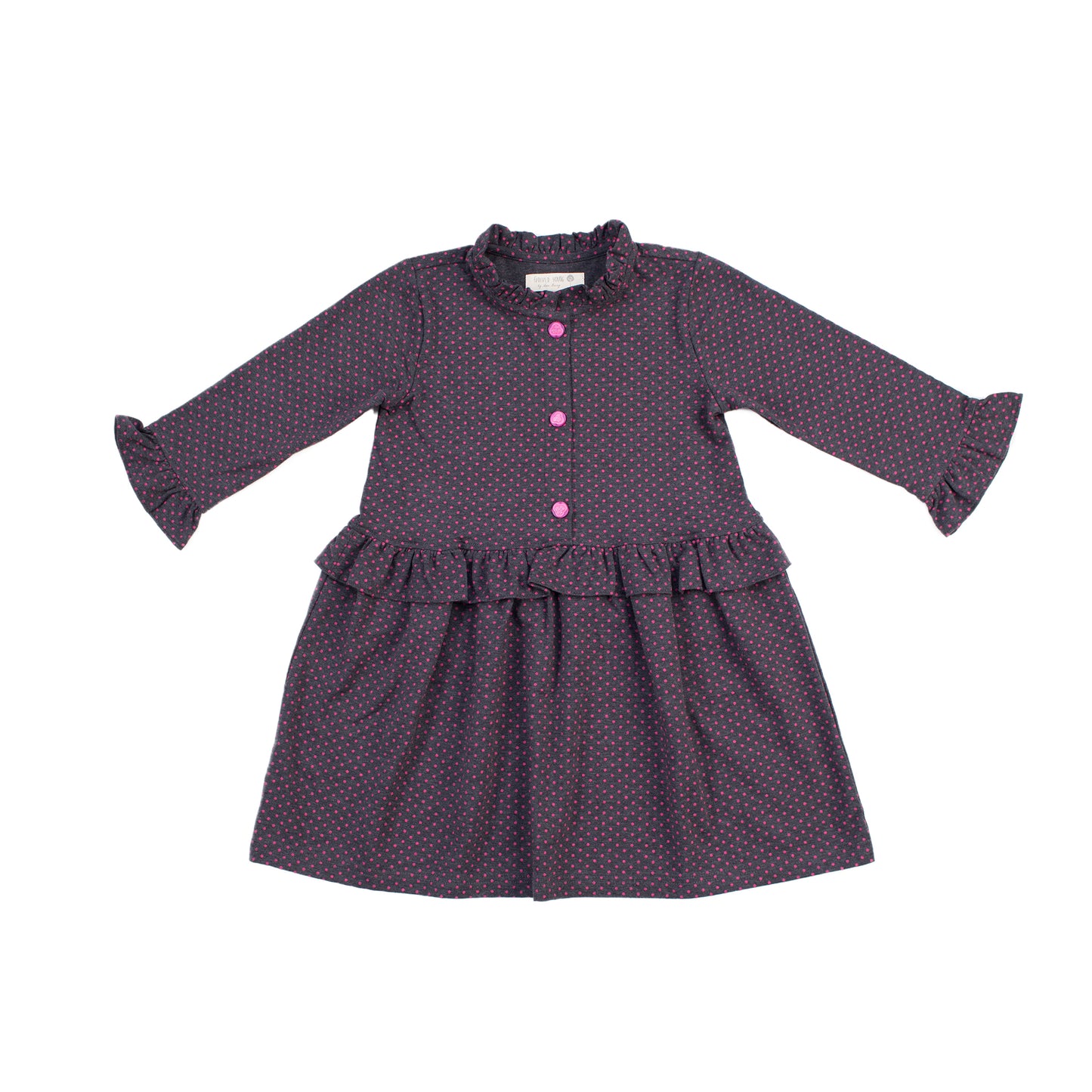 Kids Front Button Dress