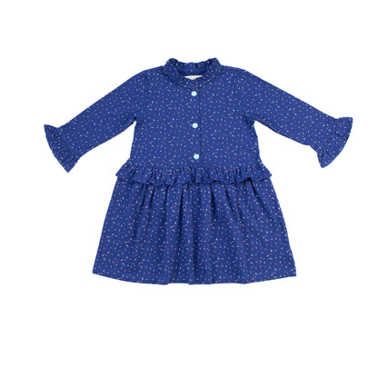 Kids Front Button Dress