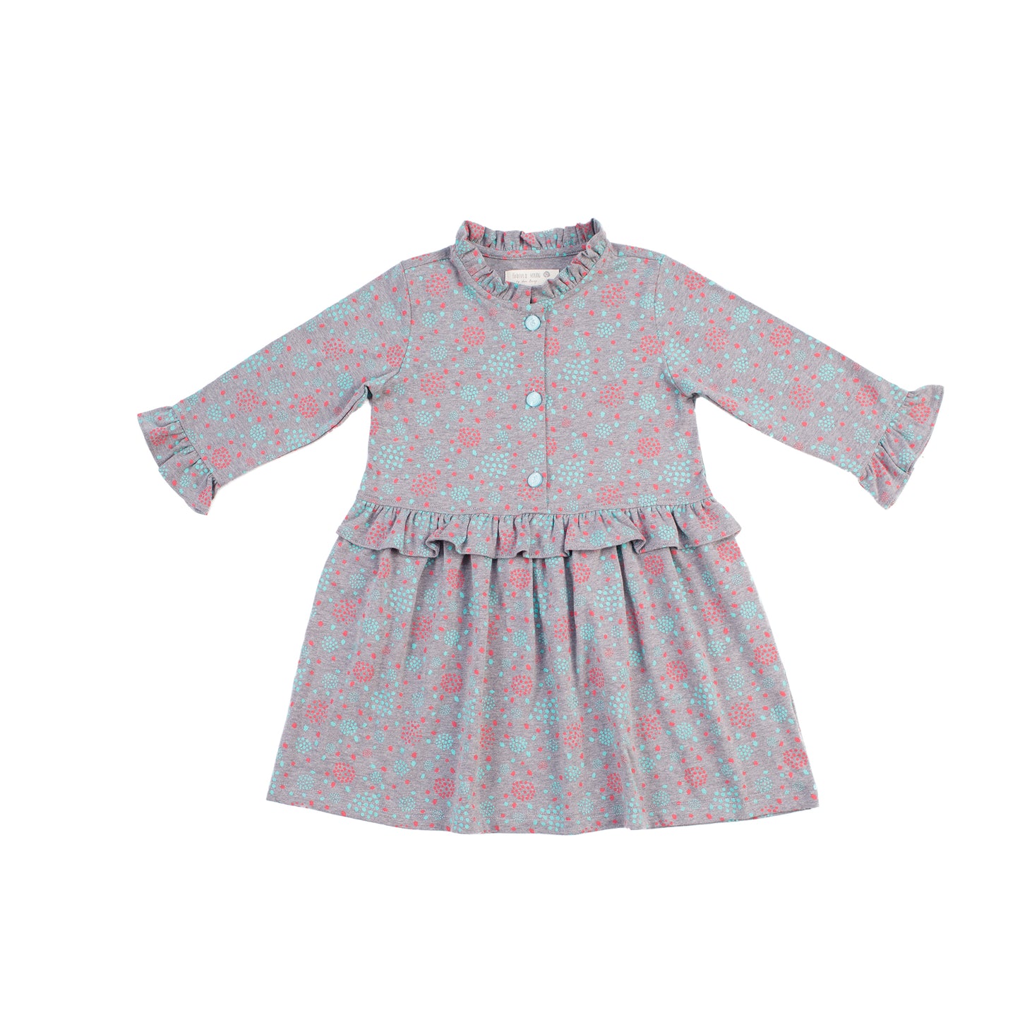 Kids Front Button Dress