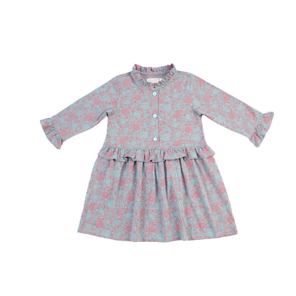 Kids Front Button Dress