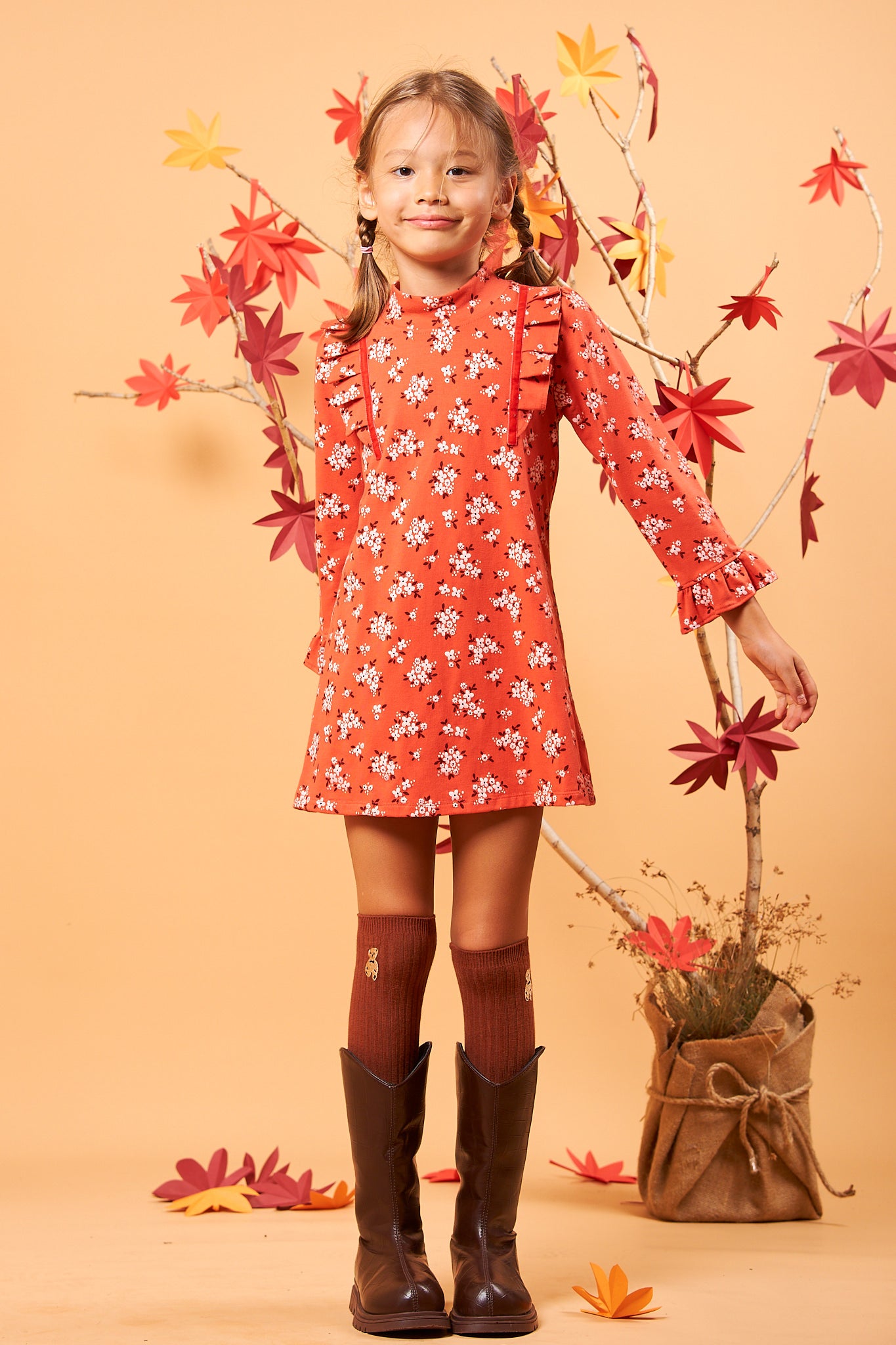 Kids Mockneck Dress