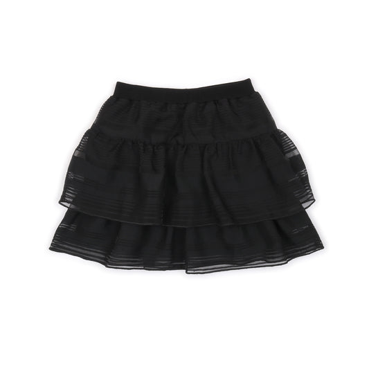 Kids Mesh Tiered Skirt