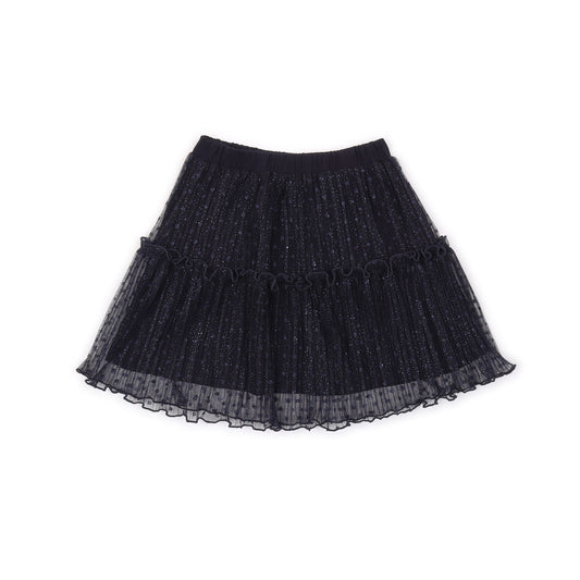 Kids Mesh Tiered Skirt