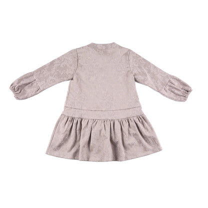 Kids Puff Sleeves Tiered Dress