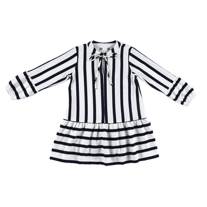 Kids Puff Sleeves Tiered Dress