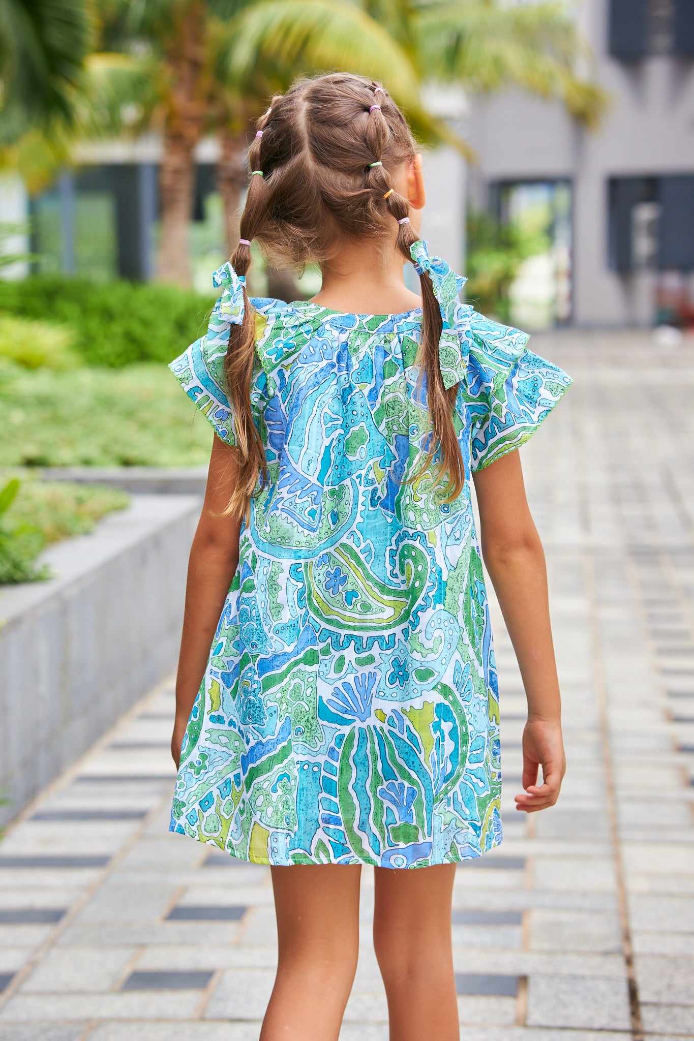 Kids Shift Picot Dress