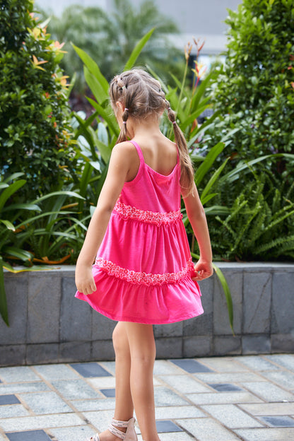 Kids Apron Tiered Dress