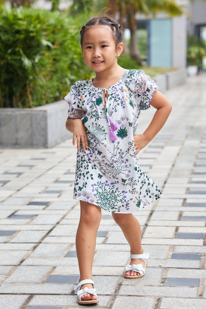 Kids Shift Picot Dress