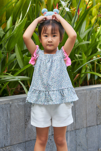 Kids Dual Layers Armhole Top