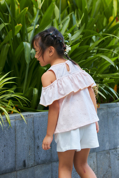 Kids Off Shoulder Top