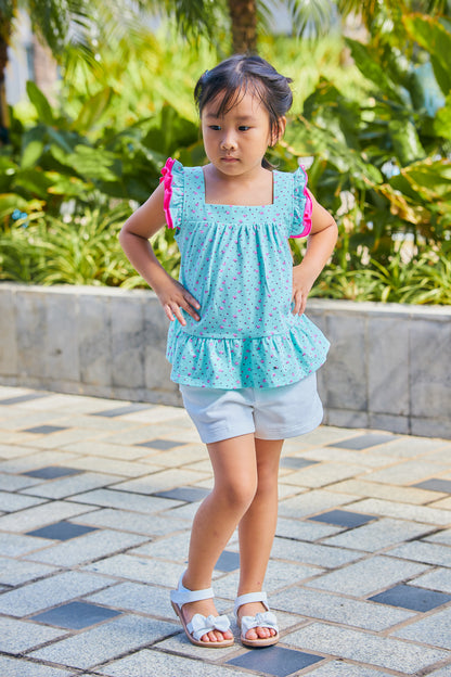 Kids Dual Layers Armhole Top