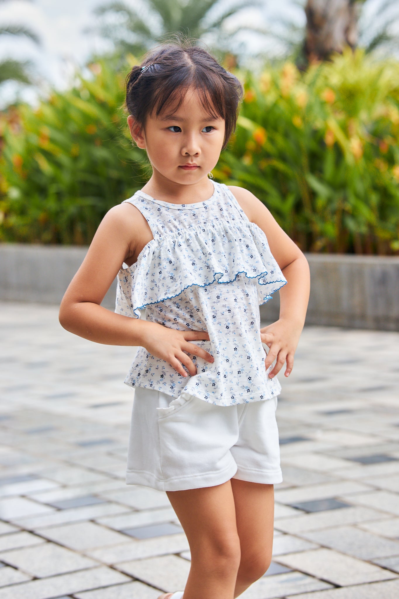 Kids Off Shoulder Top