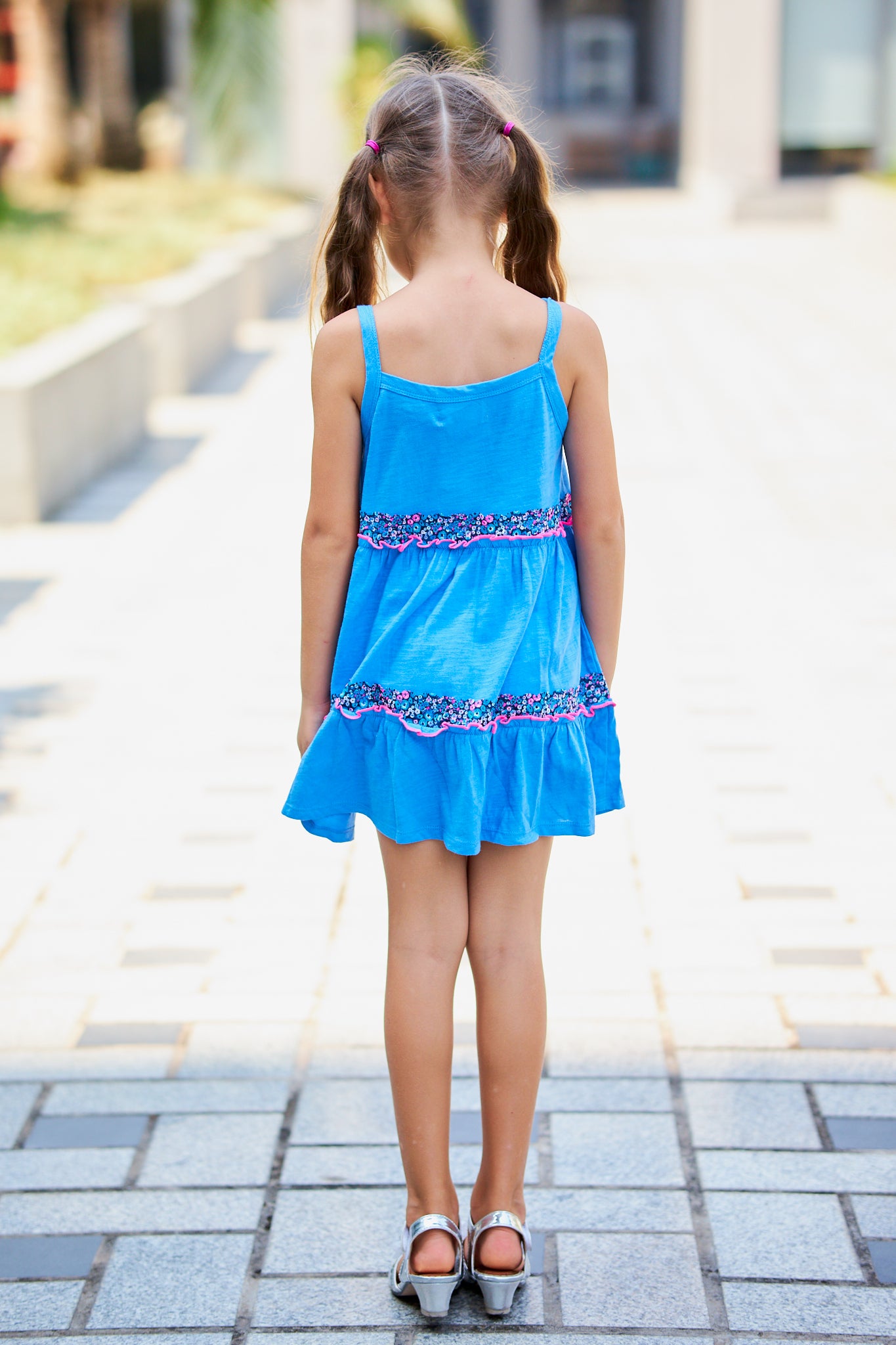 Kids Apron Tiered Dress