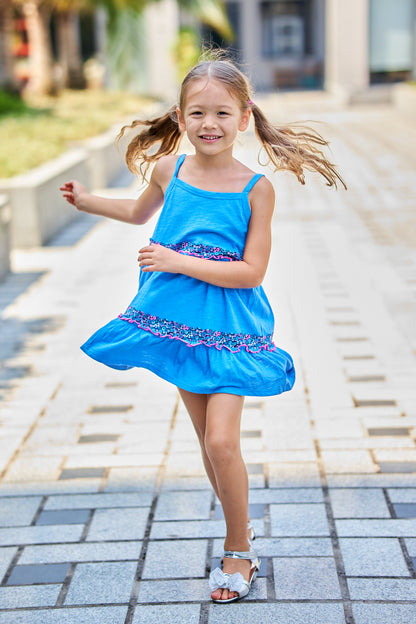 Kids Apron Tiered Dress