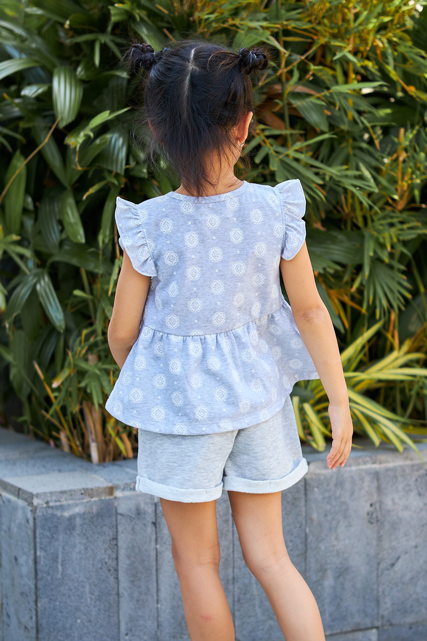 Kids Bow Wrap Top