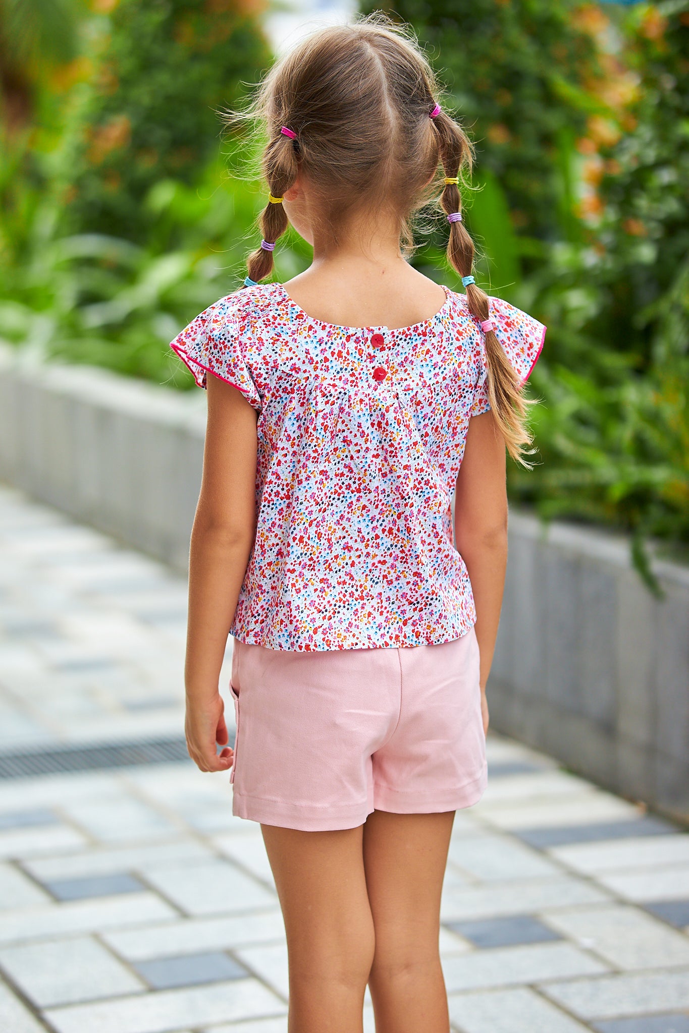 Kids Flutter Sleeves Top