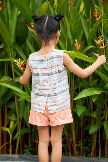 Kids Khaki Pull on Shorts