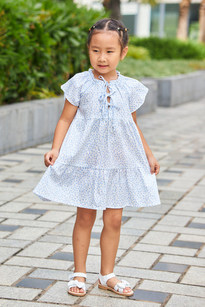 Kids Barbiedoll Tiered Dress