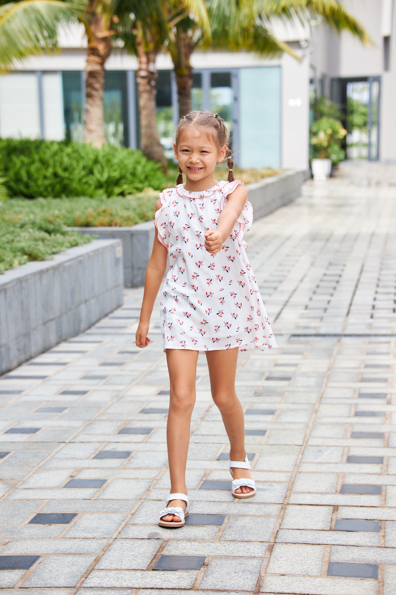 Kids Shift Picot Dress