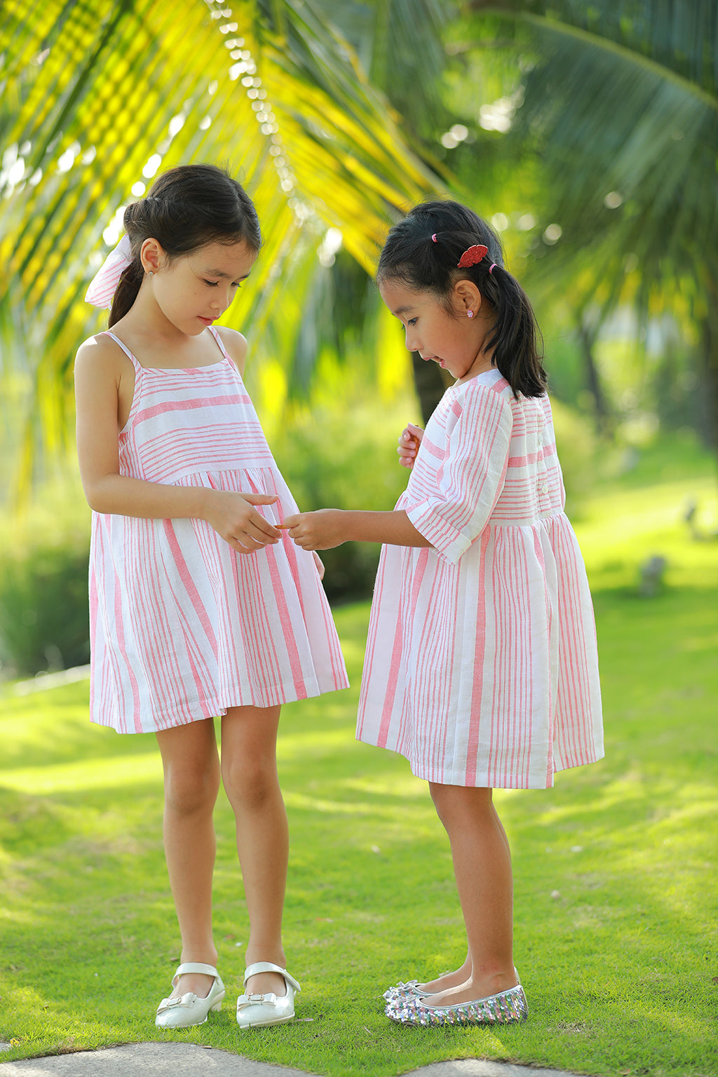 Kids Elbow Sleeves Dress