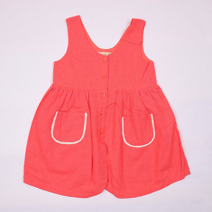 Kids Apron Neck Dress