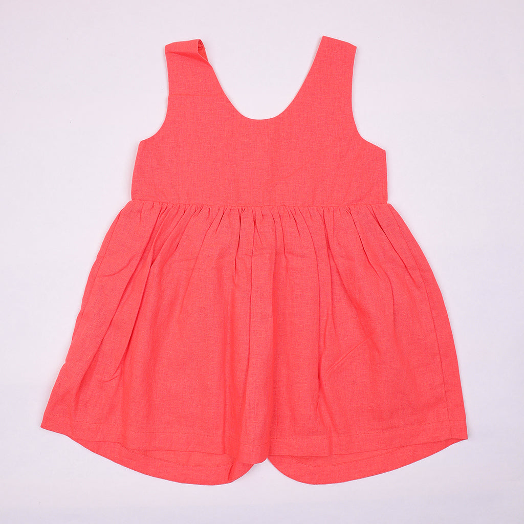 Kids Apron Neck Dress