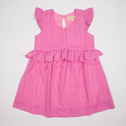 Kids Flutter Sleeves Dress