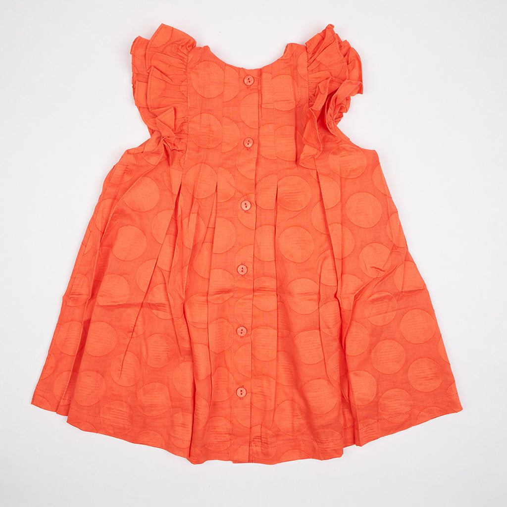 Kids Flutter Sleeves Dress