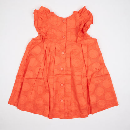 Kids Flutter Sleeves Dress