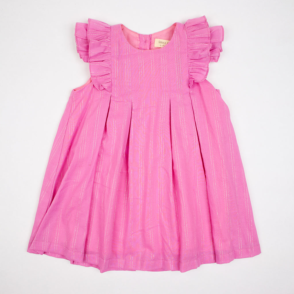 Kids Flutter Sleeves Dress