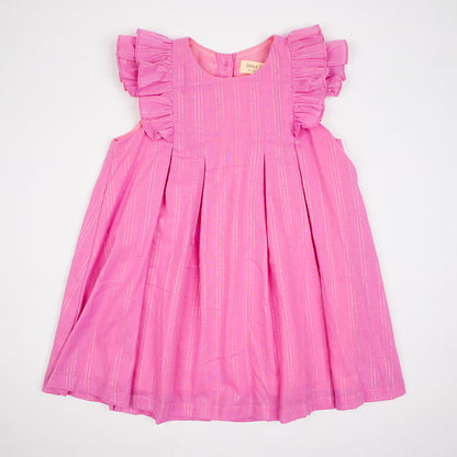 Kids Flutter Sleeves Dress