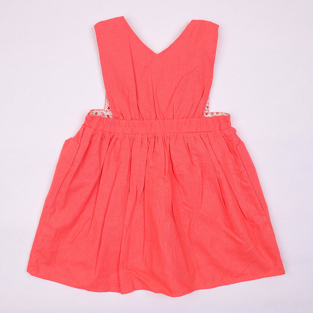 Kids Apron Neck Dress