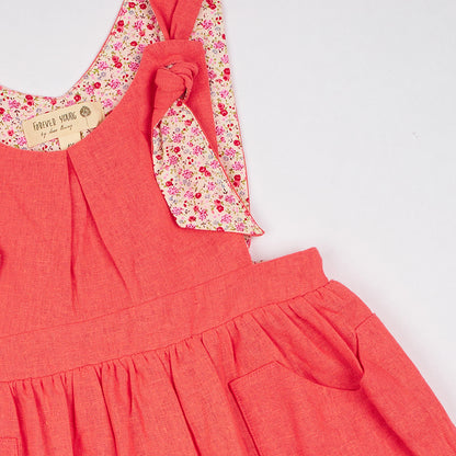 Kids Apron Neck Dress