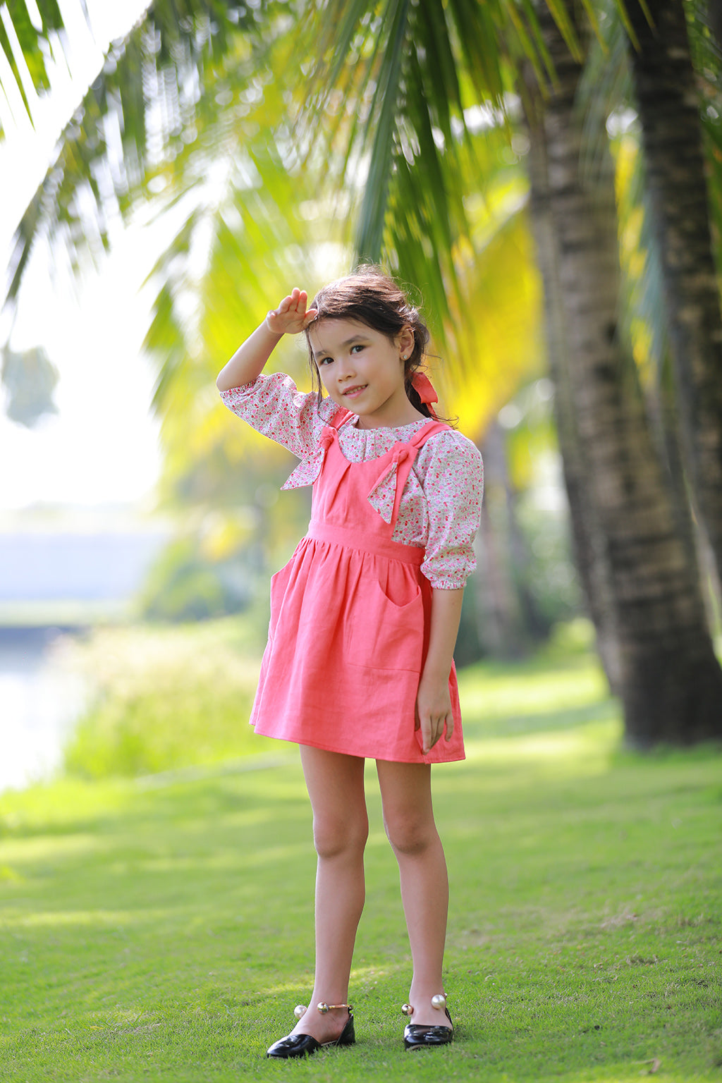 Kids Apron Neck Dress