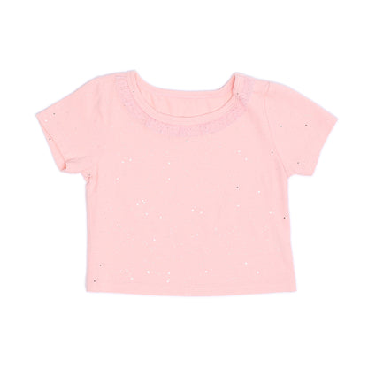 Kids Short Sleeves Crop Top