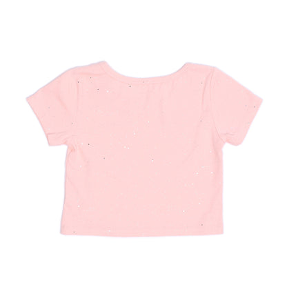 Kids Short Sleeves Crop Top