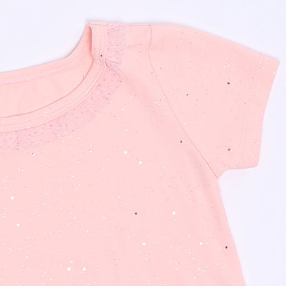 Kids Short Sleeves Crop Top