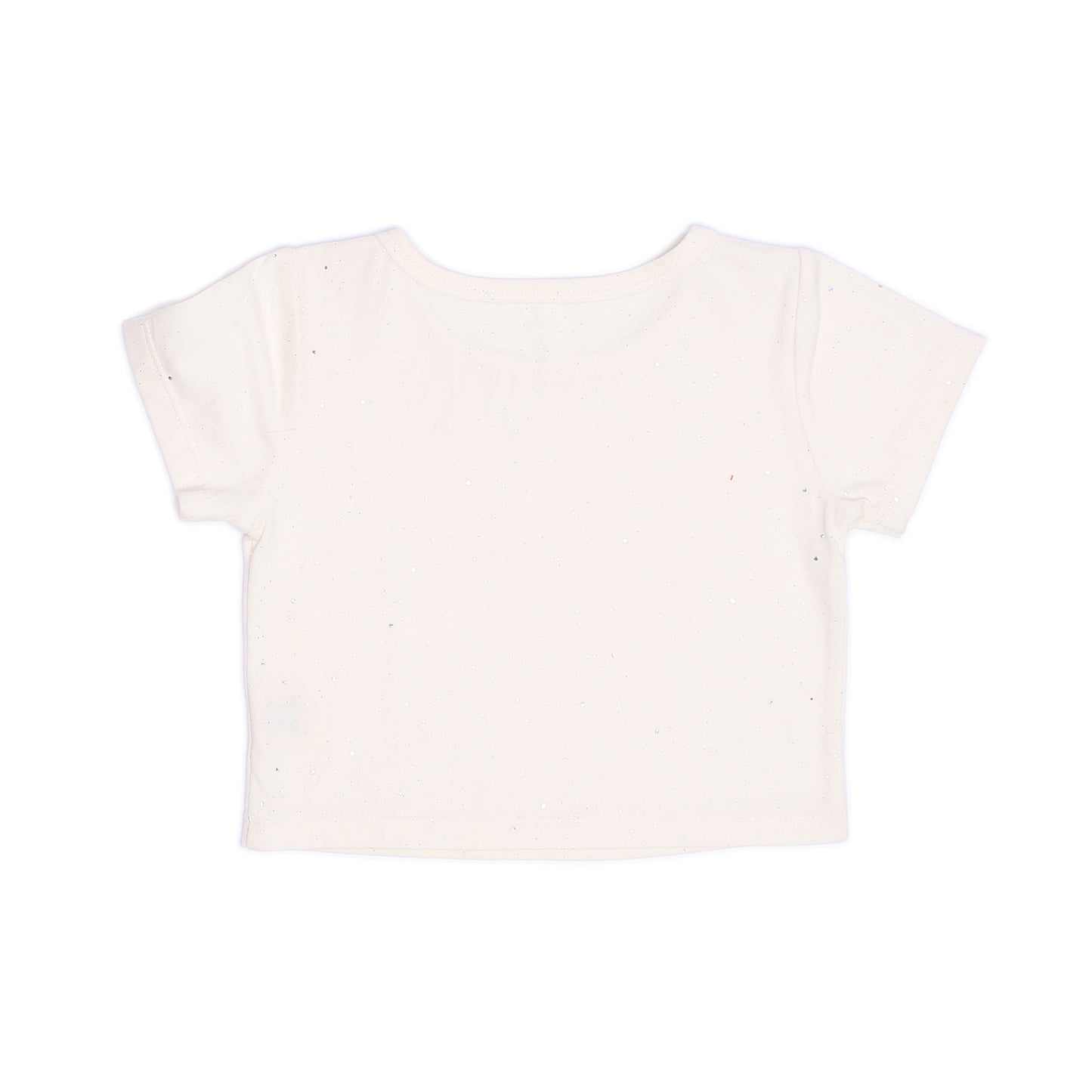 Kids Short Sleeves Crop Top