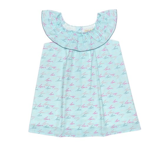 Kids Ruffle Collar Dress