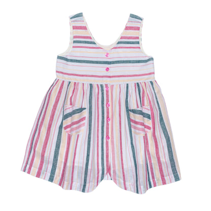 Kids Apron Neck Dress