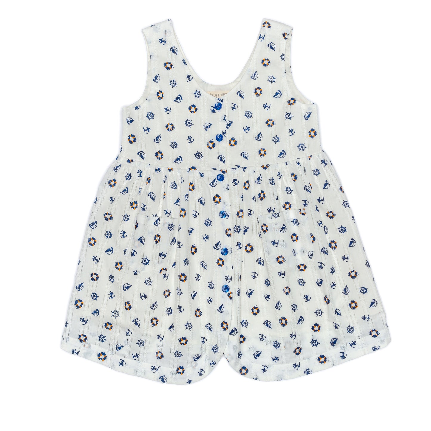 Kids Apron Neck Dress