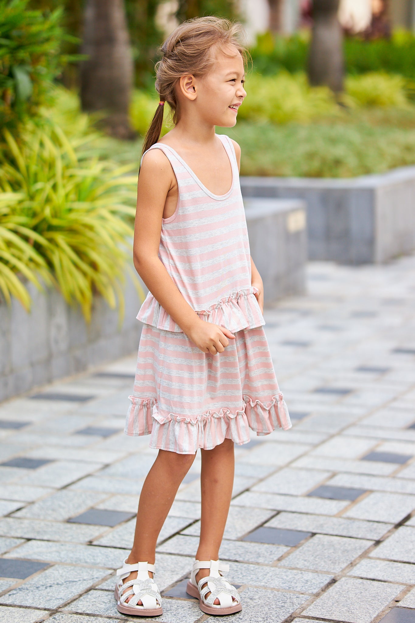 Kids Ruffle Swing Dress