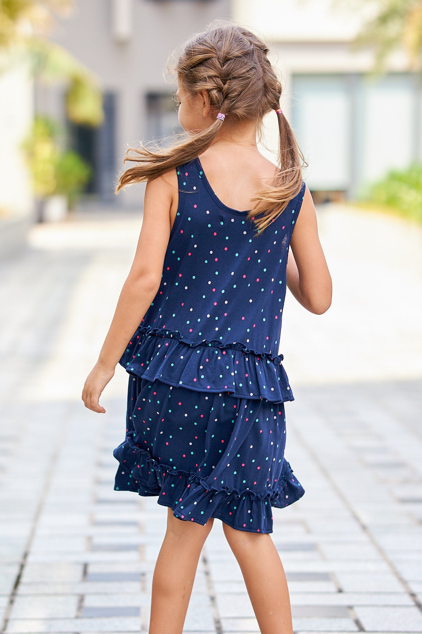 Kids Ruffle Swing Dress