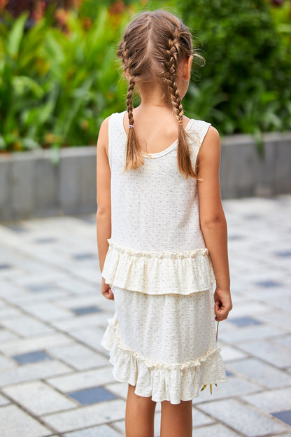 Kids Ruffle Swing Dress